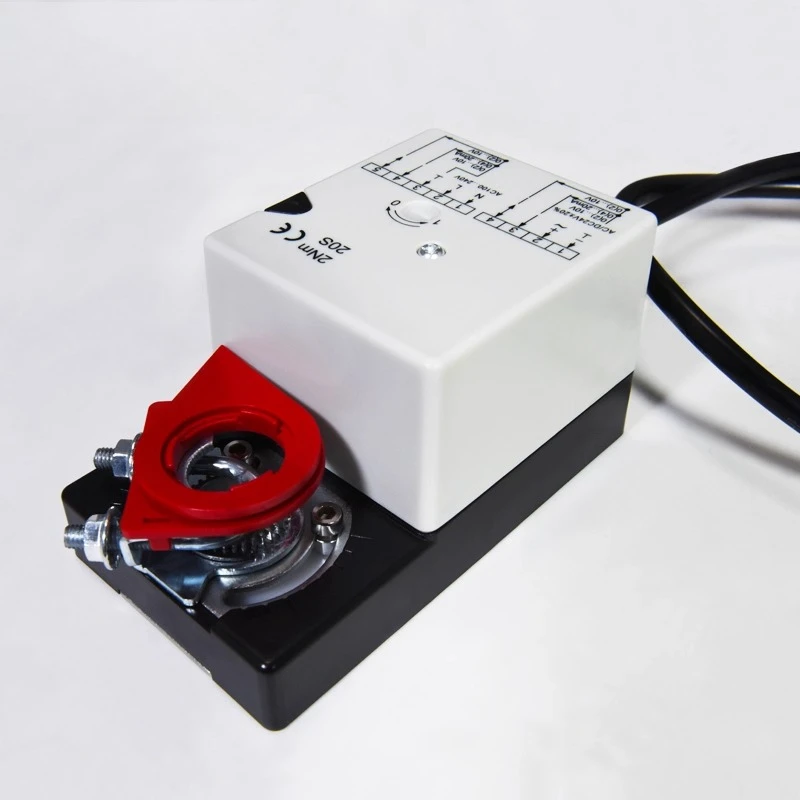 Analog air valve actuator, proportional adjustment type air valve driver mechanism, arbitrary adjustment 2-40Nm