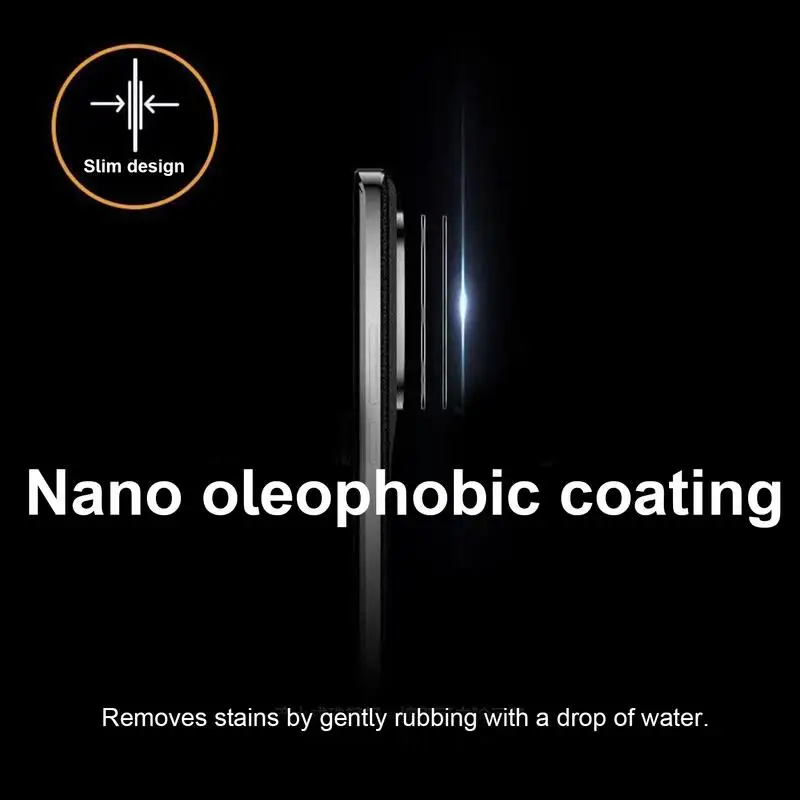 Camera Lens Protector Film High Definition Scratch Resistant Tempered Glass Film Bubble Free High Clear Protective Cover For