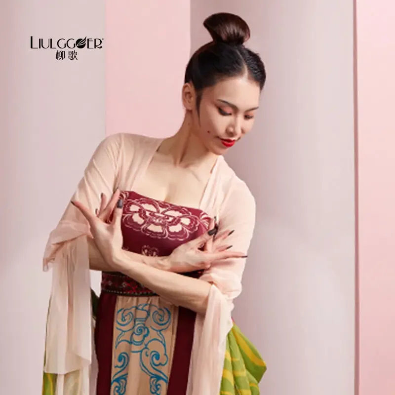 Disfraz de baile Han y Tang, traje de actuación clásica de estilo chino, Hanfu estético