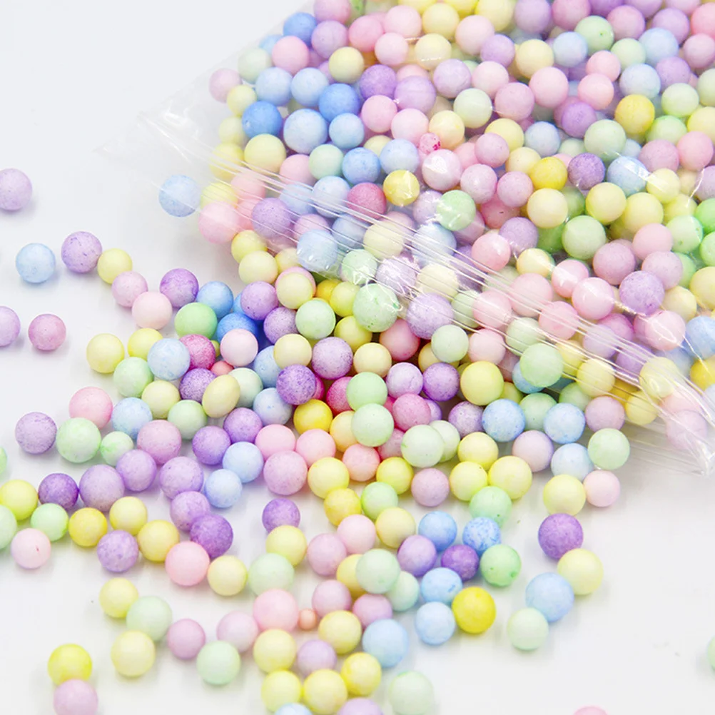 10 قطعة 7-9 مللي متر الملونة الحرفية رغوة كرات Diy بها بنفسك ملء الكرة ديكور لعيد الميلاد الزفاف عيد ميلاد مشاريع فنية الكرة حلية #2
