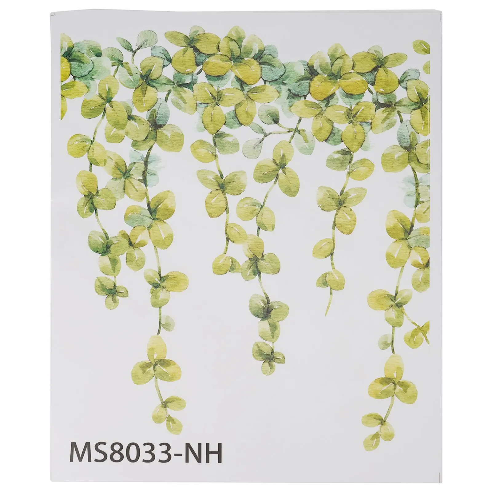 Hot Sale New Wall Stickers Eucalyptus Leaf Pvc Removable Mothproof Stickers TV Background Vinyl Art Waterproof