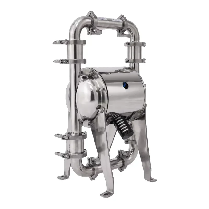 QBW3-40 Sandpiper Type Compatible Pump Food Grade Diaphragm Pump Stainless Steel Double Diaphragm Pump