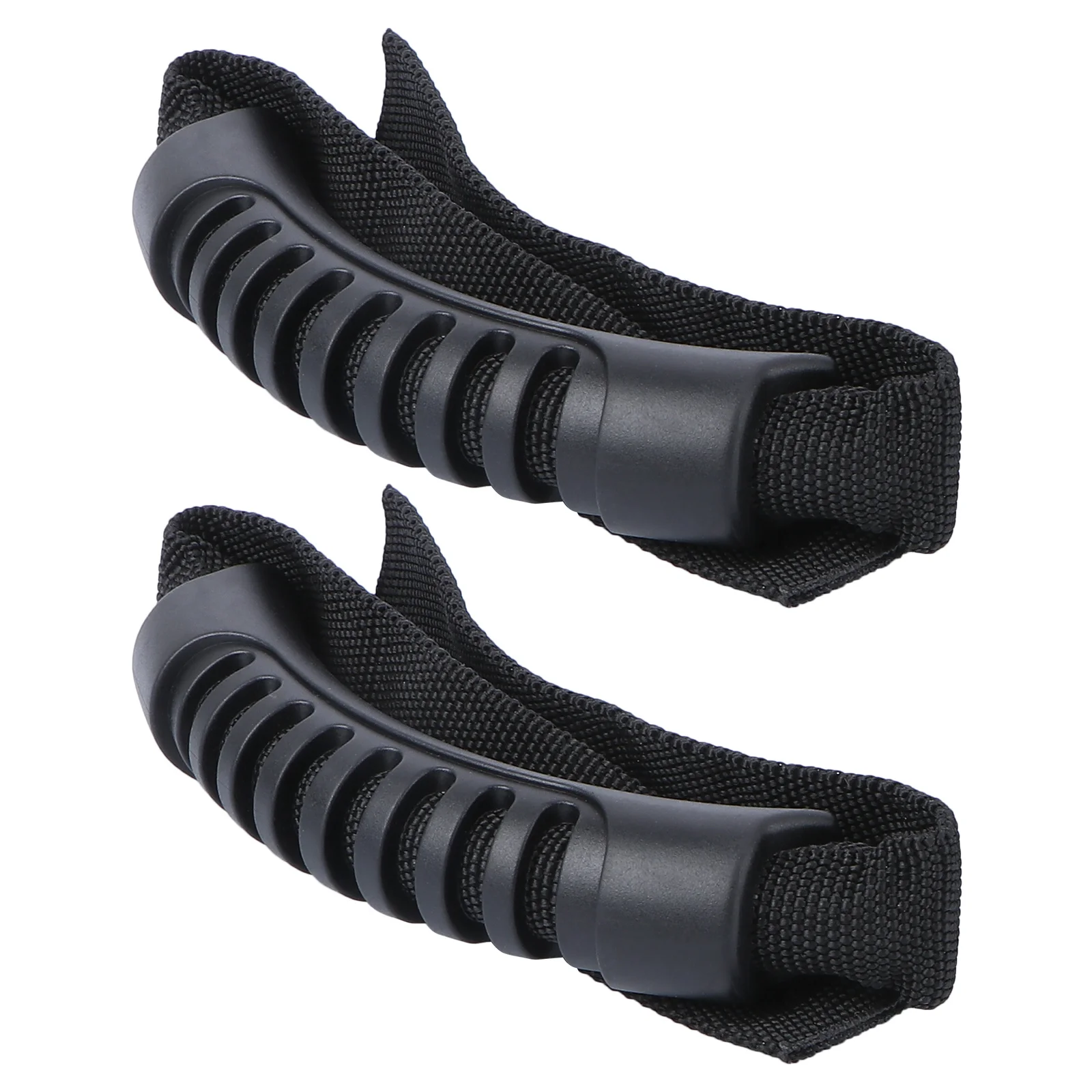 2 قطعة مقابض كاياك استبدال البلاستيك الأسود والنايلون الجانب جبل اكسسوارات للقوارب لباب الأمتعة الزورق مع قبضة عدم الانزلاق #3