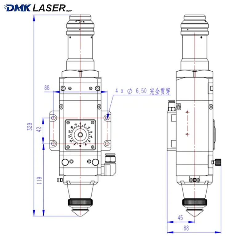 Ospri LC218 3D трубка для резки LC209 оригинальная волоконная Лазерная режущая головка для CNC волоконная Лазерная режущая машина высокая производительность 2000 Вт