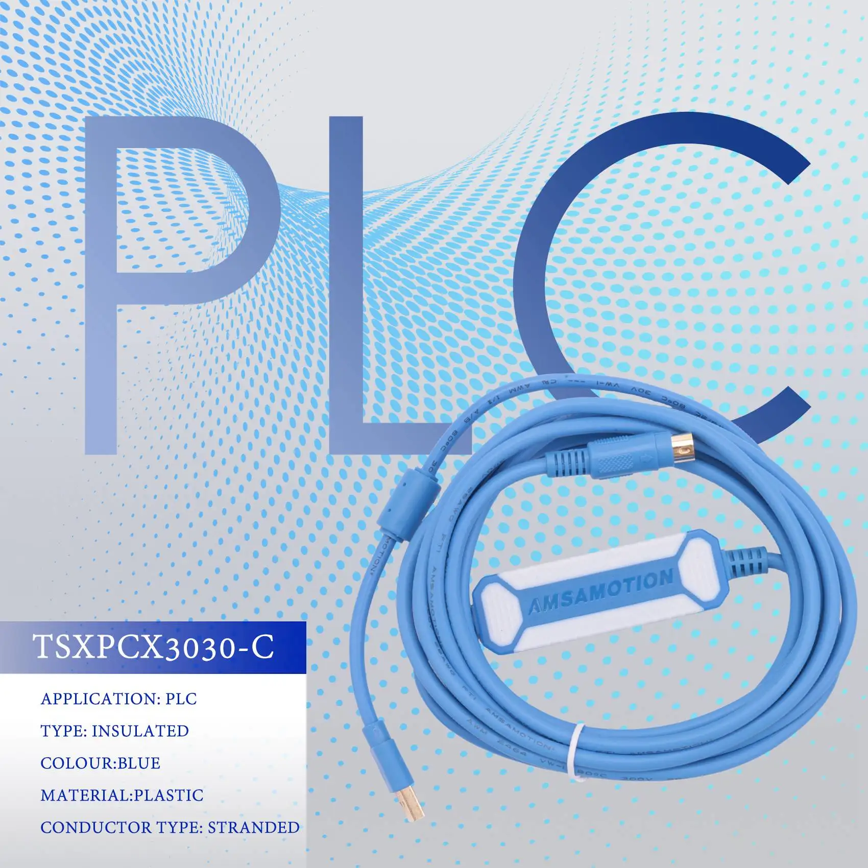 Cabo De Programação PLC, Cabo De Download, Adequado para Schneider Twido Series, TSXPCX3030-C, Adequado para TSXPCX3030-C