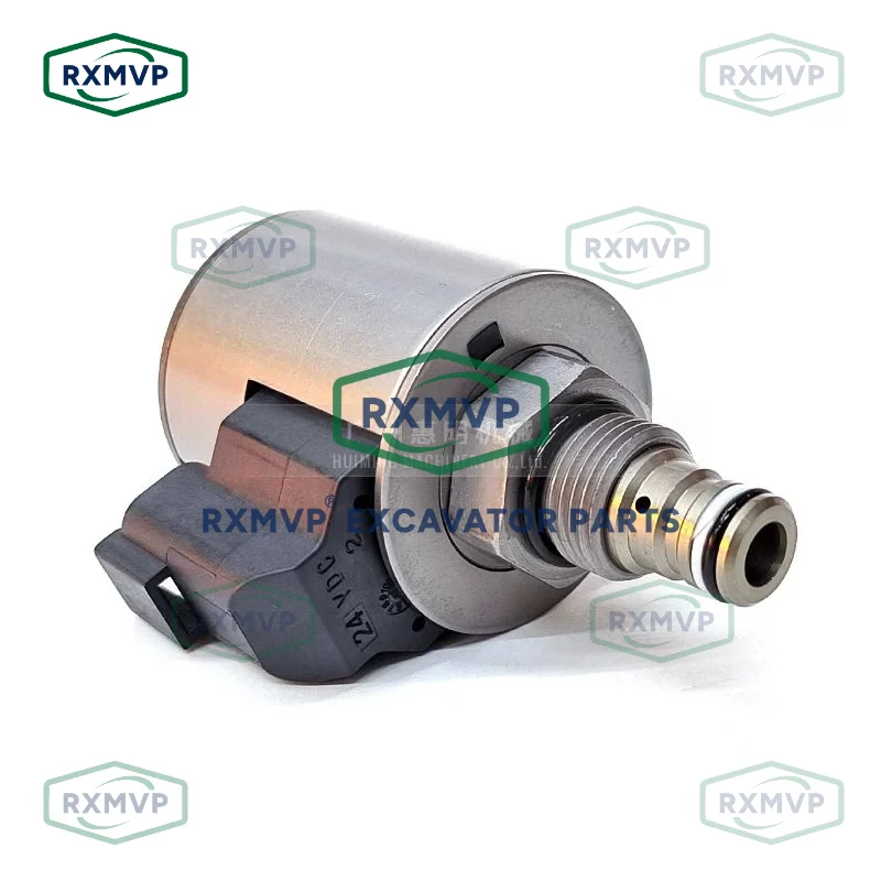 Original Replacement Hydraulic Cooling pump Solenoid Valve 24V SY485 500 550 700 750 HP5V28 Piston For Excavator Spare Parts