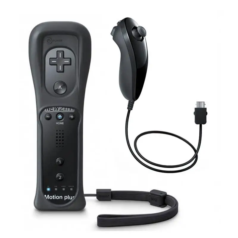 Télécommande pour Wii Motion Plus avec étui en silicone, remplacement pour Nintendo Dahchuk, Wii U