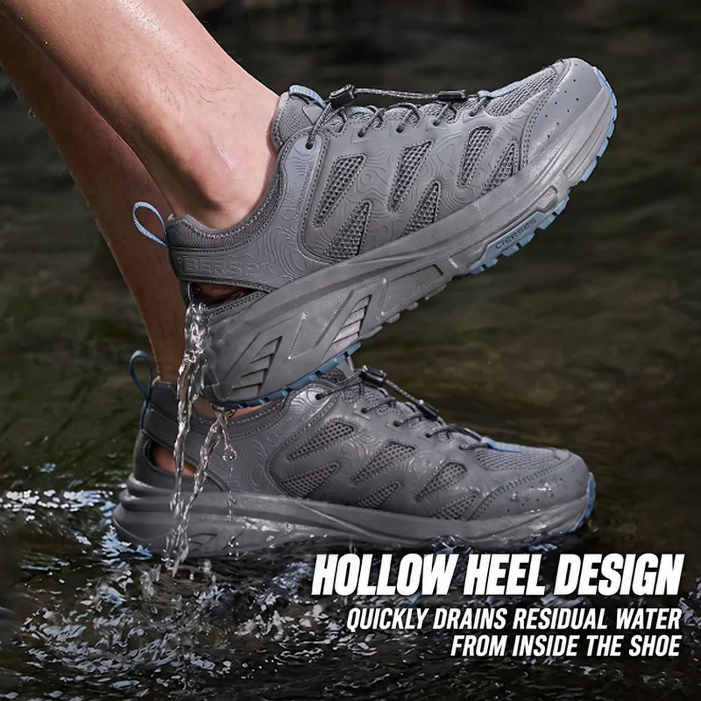 CIERSES Shuoxi Outdoor Summer Breathable, Anti slip, Wear resistant Leisure Sports Shoes Climbing and Water wading Shoes 2661