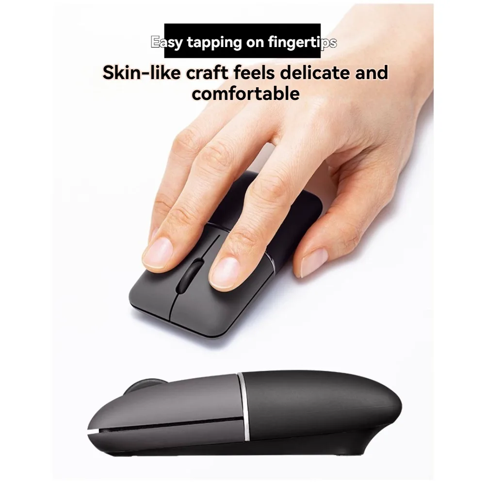 Wireless Bluetooth Mouse for 400-MAWBT194BKJ  Dual Mode Charging with Silent Operation 2.4ghz Portable Keyboard Accessories Gift