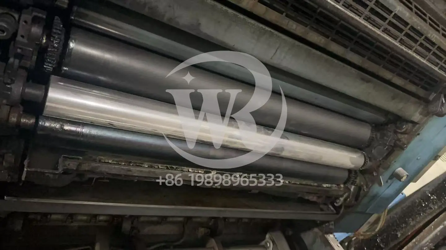 بكرة مائية أصلية مستعملة من KBA Rapida 74، أسطوانة مطلية بالكروم لأجزاء Kba 74 #1