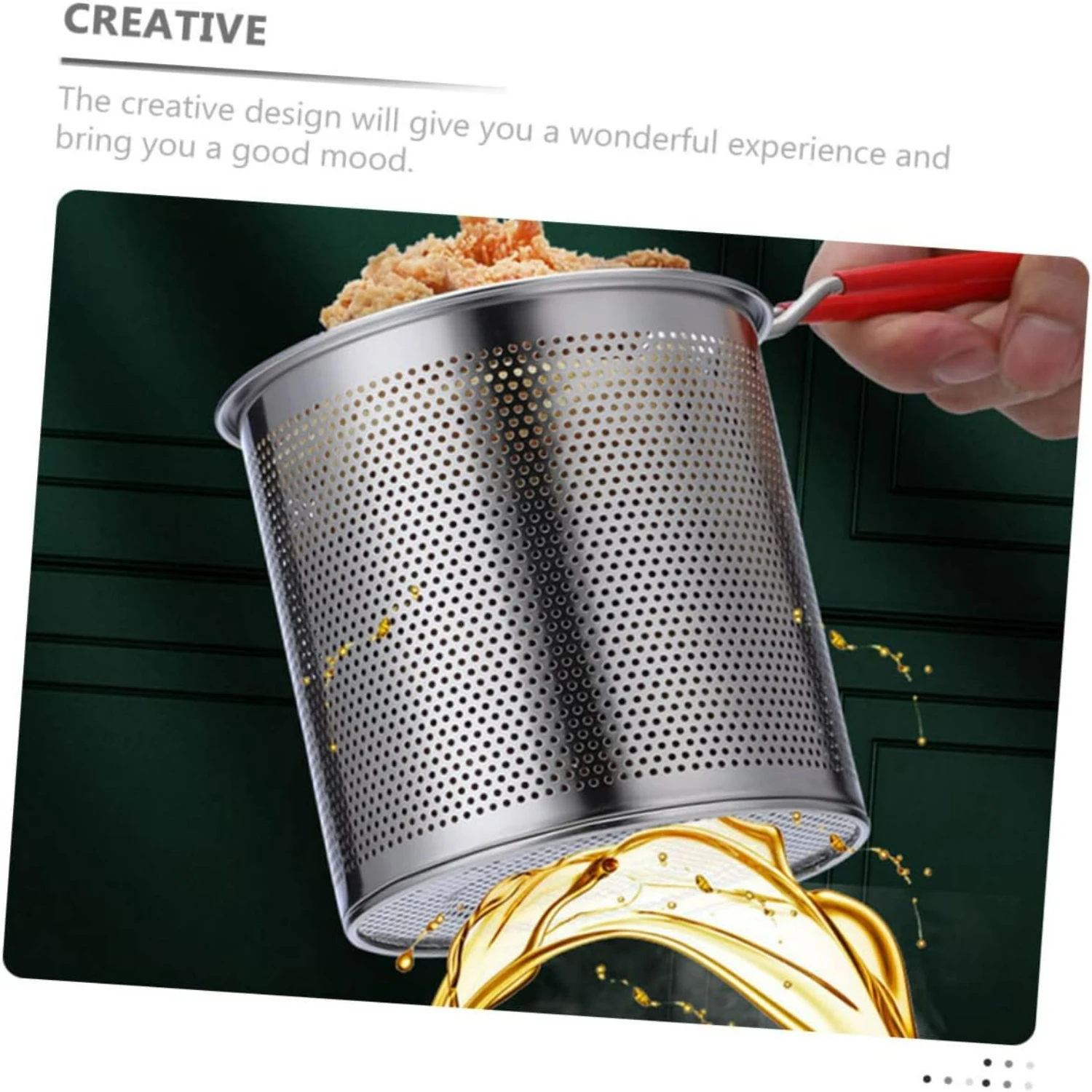 Идеальный набор японских фритюрниц темпуры из нержавеющей стали для домашнего и ресторана — идеальная и универсальная посуда для плиты