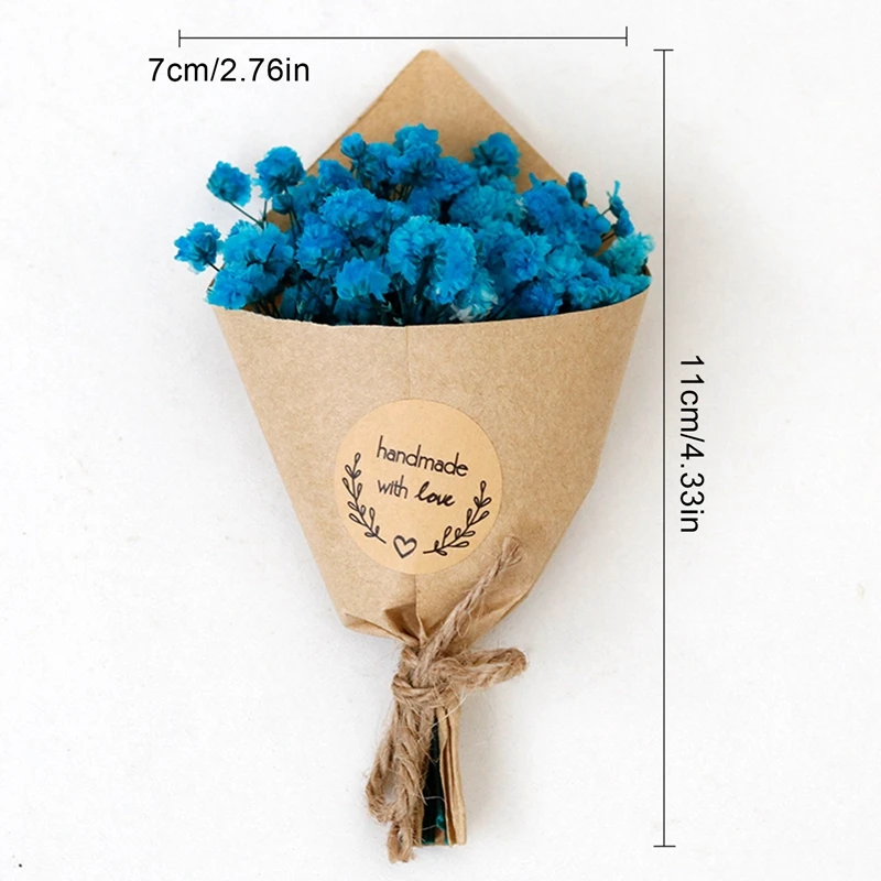 6/8Pcs Mini Natural Dried Flower Bunch DIY Full Star Mini Bouquet Dried Flowers Eternal Flowers Bouquets Wedding Guests Gifts