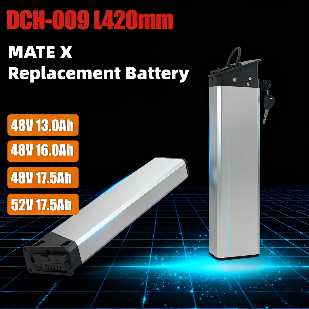 Replacement Battery for New Engwe EP-2 Pro/Engine X/Engine Pro  48V/52V 17.5Ah DCH-009 Fits MATE X Bike Upgraded Version