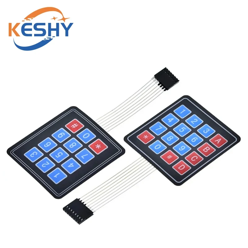 4 12 16 20 Key 1*4 4*3 4*4 4*5 Membrane Switch Keypad 1x4 3x4 4x4 4x5 Matrix Array Matrix keyboard for arduino smart car