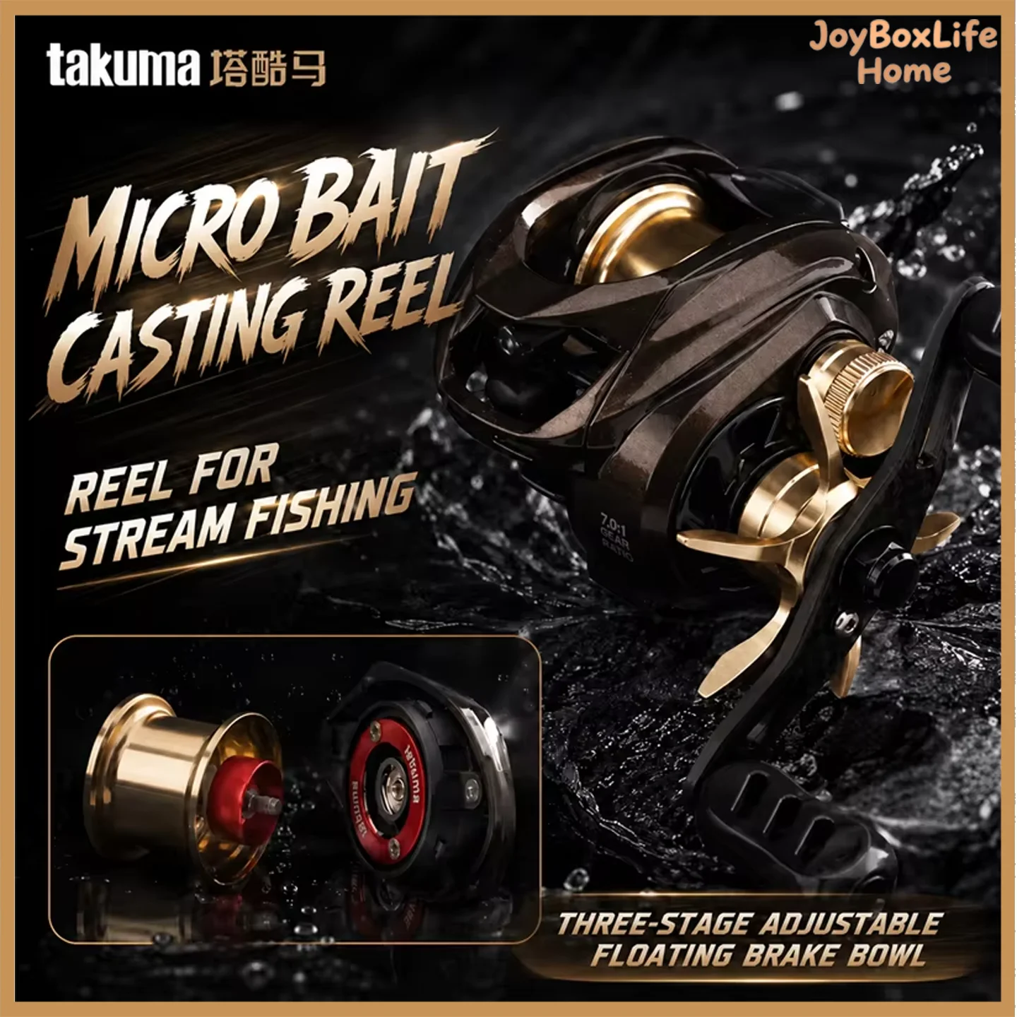 takuma-xi-ming-baitcasting-reel-3‑level-adjustable-floating-brake-ultralight-small-lure-stream-fine-fishing-casting-reel