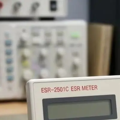 ESR2501C Capacitor Tester Circuit Capacitance Meter 0-25 Ohm 100kHz High Accuracy DCR Measurement Tool For Electronic Repair