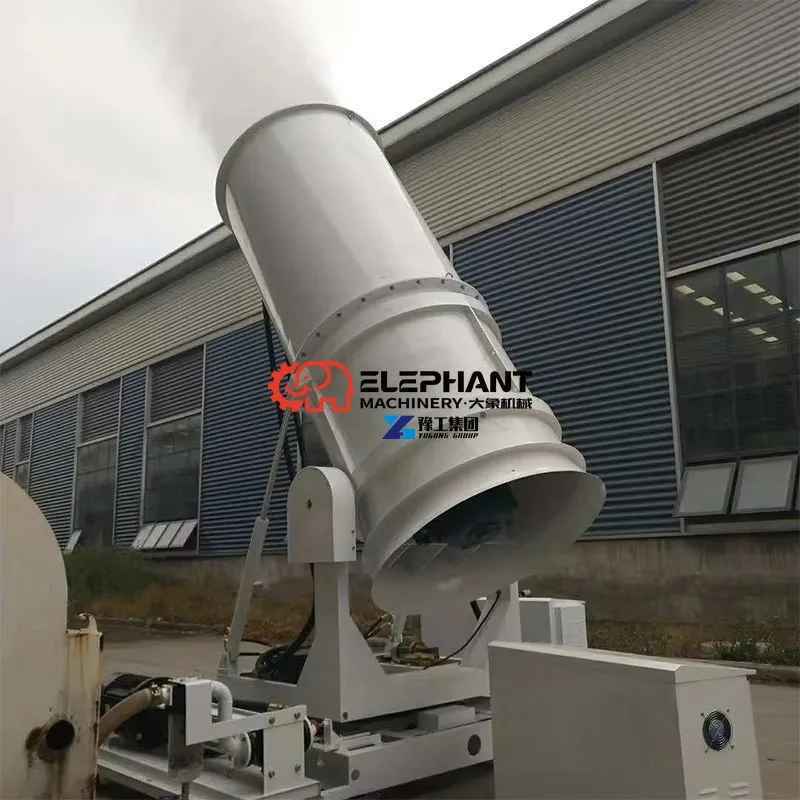 2026 Hot Sale 120 Meters High Pressure Water Mist Cannon Dust Suppression Fog Cannon Machine