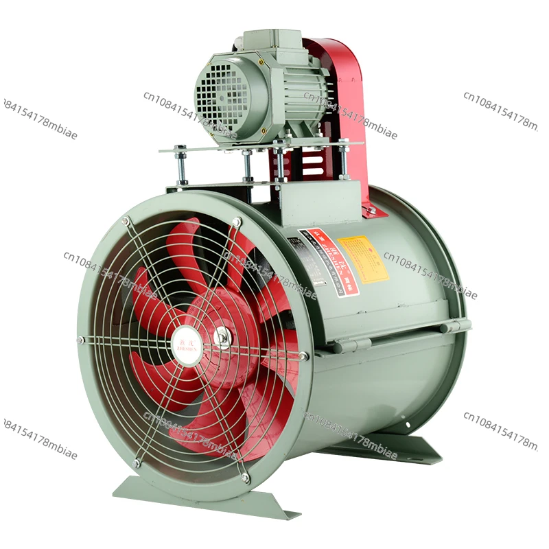 KT40 External Motor Axial Flow Fan Explosion-proof High Temperature Spray Room Special Pipe Water Curtain Industrial Fan Dust