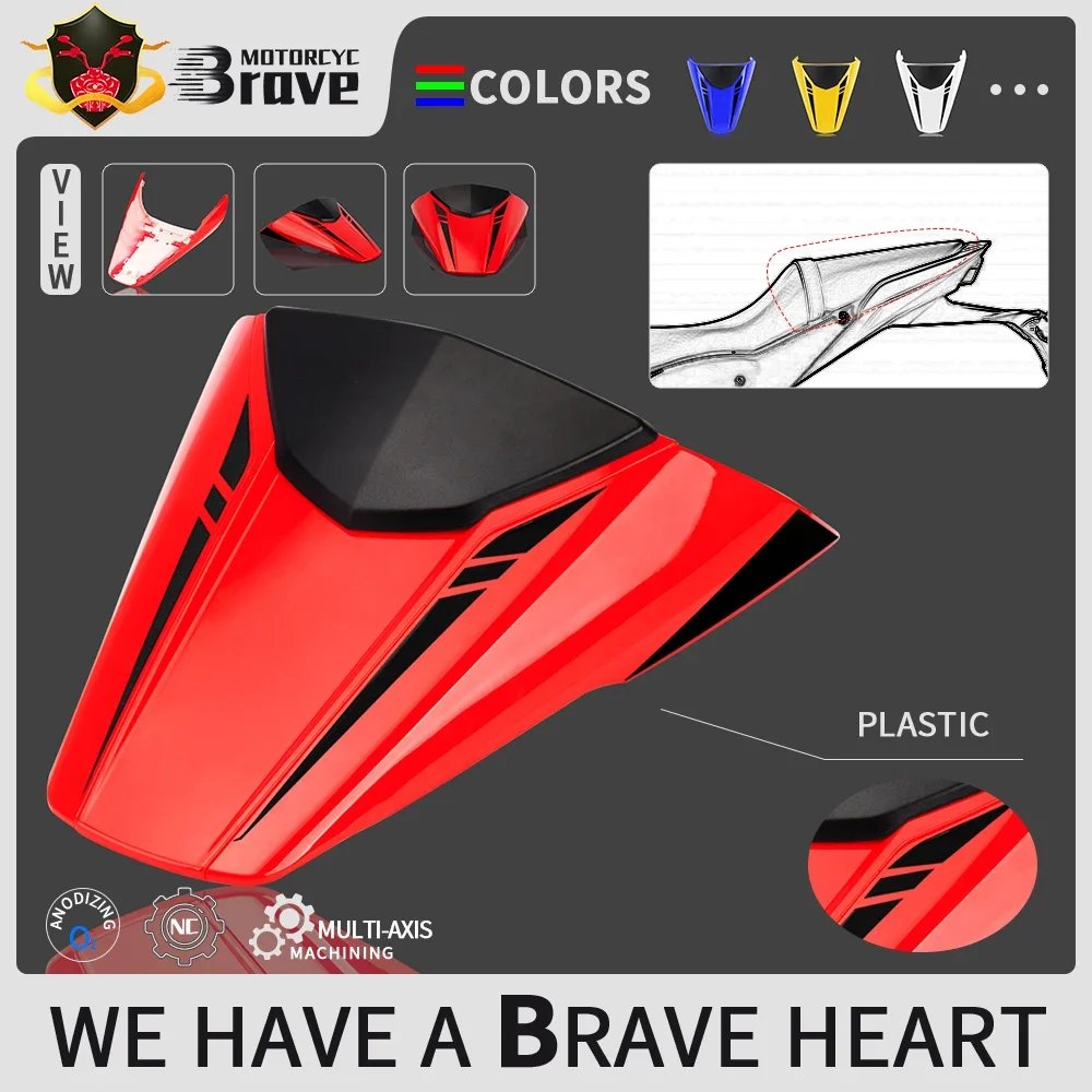 

Rear Seat Cover For Honda CBR CB 650F CBR650F CB650F 2014 2015 2016 2017 2018 Cowl Cover Seat Back Cover Motorcycle