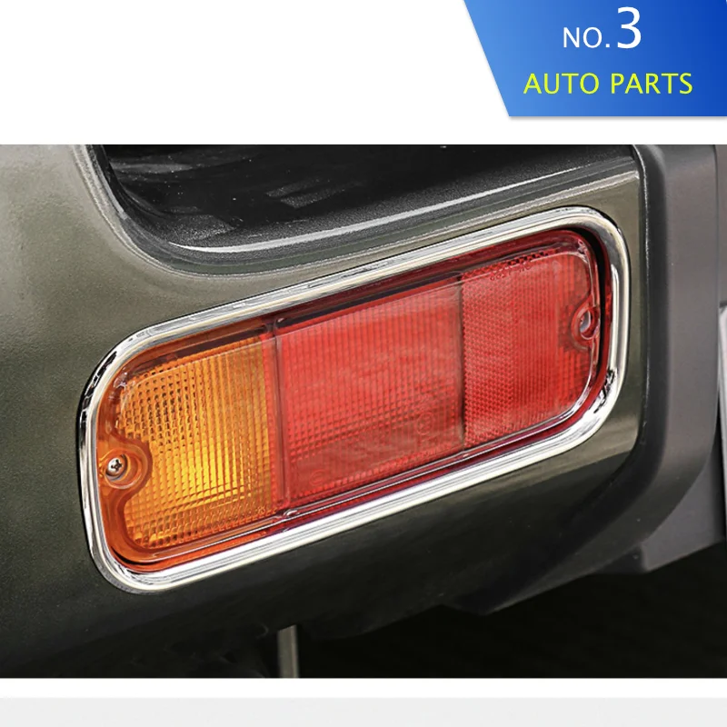 Car Lamp Hoods For Suzuki Jimny JB33 Sierra JB43 1998 2018 Rear Bumper Tail Fog Light Lamp Cover Protect Accessories