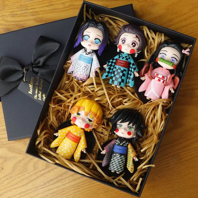 

Demon Slayer аниме мультяшная кукла фигурка Giyu Tomioka товары окружающая коллекция изысканные настольные украшения подарочная коробка версия