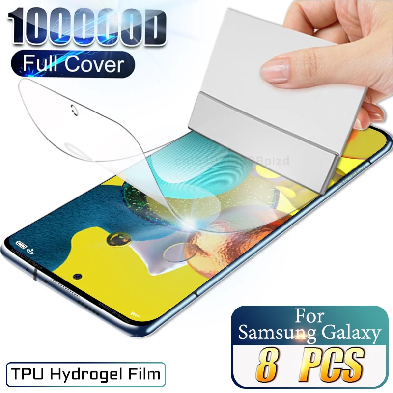 Tpu-Schermbeschermer Voor Samsung Galaxy A55 A35 A15 A25 A05 A05 A05 A05 A54 A34 A14 A04 A04 A53 A73 A52 A72 A13 A33 A 04S A24 A12 A22 M54 5G