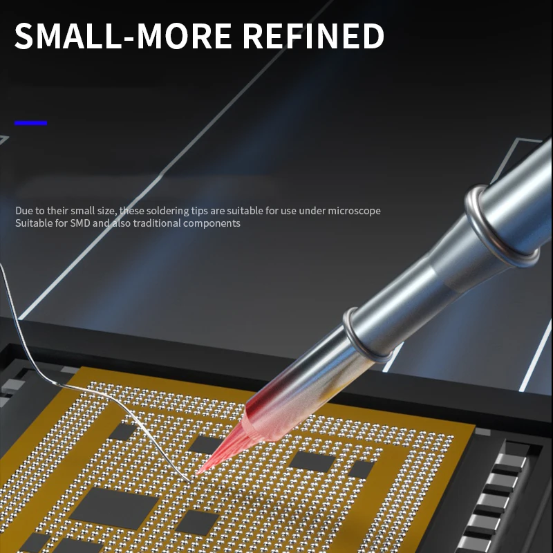 MECHANIC C115 soldering iron tip, nano-level universal 115 handle, fast heat conduction and easy tinning, suitable for SMD