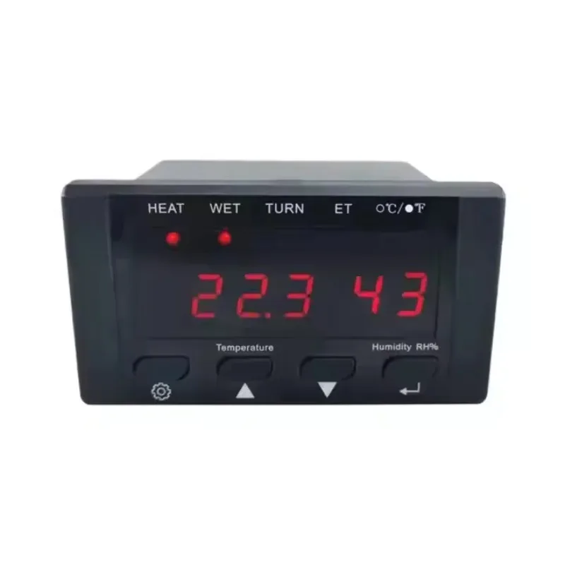 HT-10 Incubator Thermostat Temperature Humidity Controller with Humidification and Heating Sensor 110-220V Hatching Parts