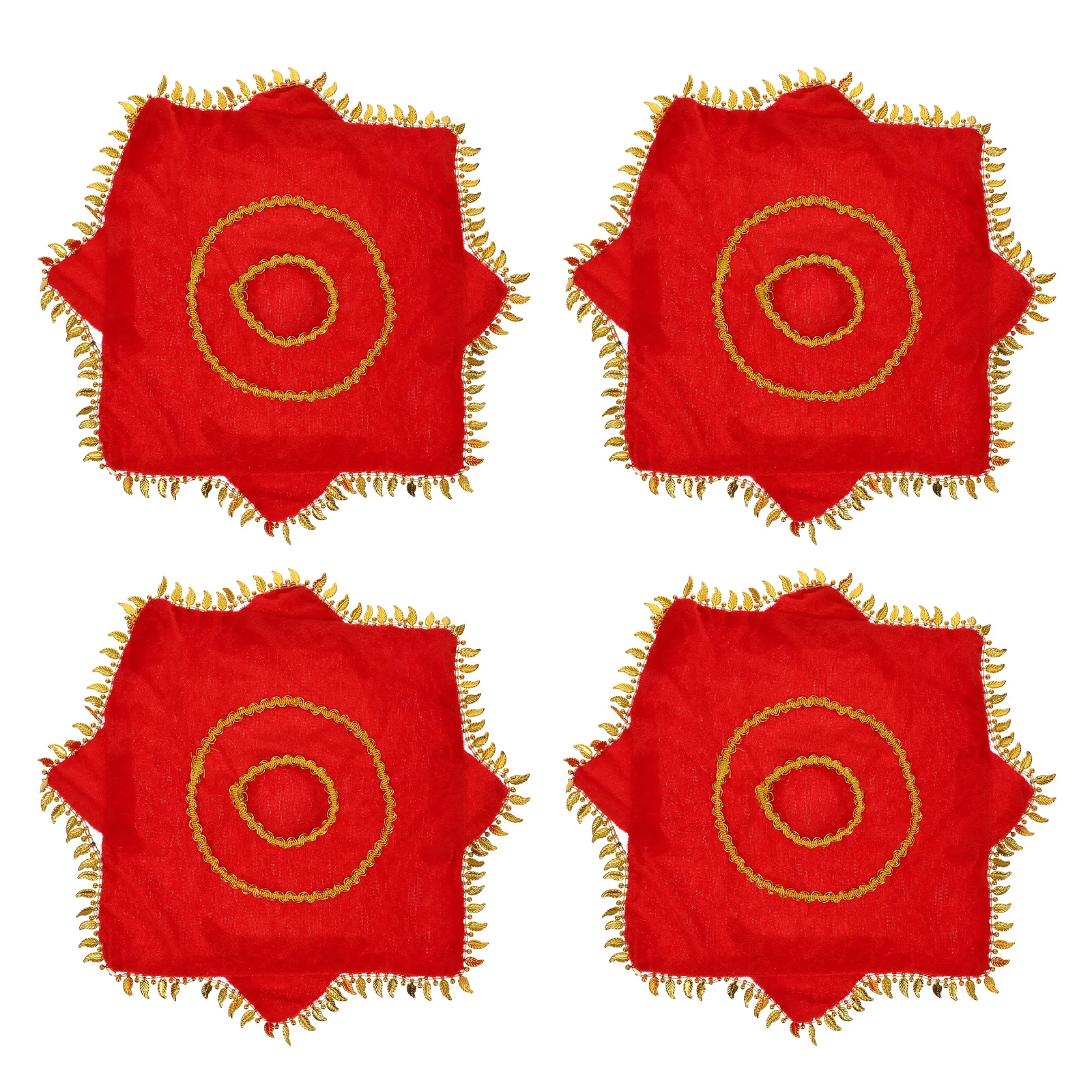 

4pcs Handkerchief Prop Lightweight Rotating Chinese Dance Towel For Party Performance Red Funny Handkerchief Vintage Dance