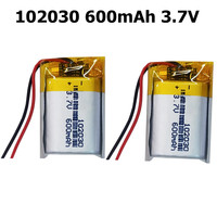 2Pcs 3.7V 302030 402030 502030 602030 702030 802030 902030 102030 Battery for MP3 LED lights Bluetooth Speakers Smart Watch Toys