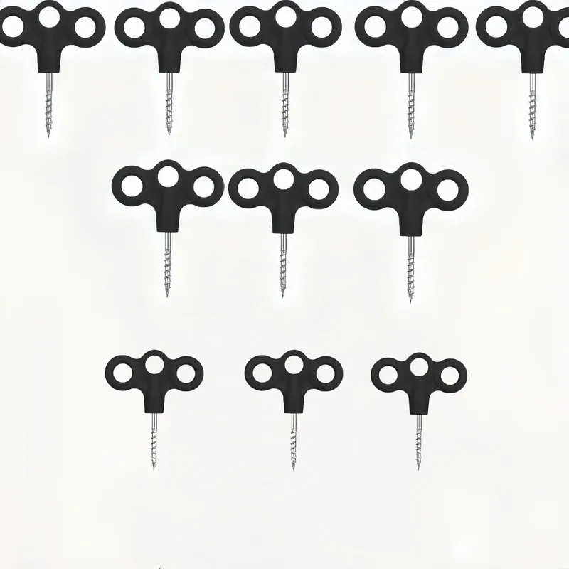 29 pcs Camping Tent Nails for RV Awning Anchoring, Easy Screw Into Ground, Galvanized Steel Body, Multipurpose
