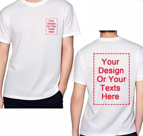 Customized Your Like Photo Or Logo Your OWN Design T Shirt Unisex T-shirt Custom