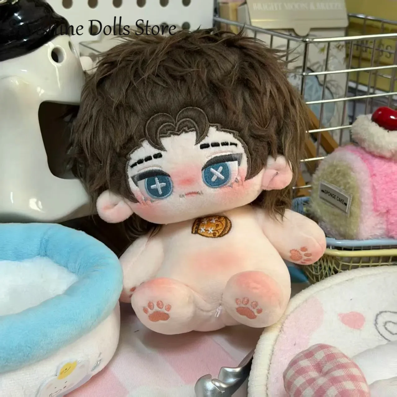 

Anime Identity Ⅴ Cute Orpheus Novelist Handsome Idol Plush Doll Stuffed Body Dress Up Clothes Plushies Figures Xmas Gift 20cm