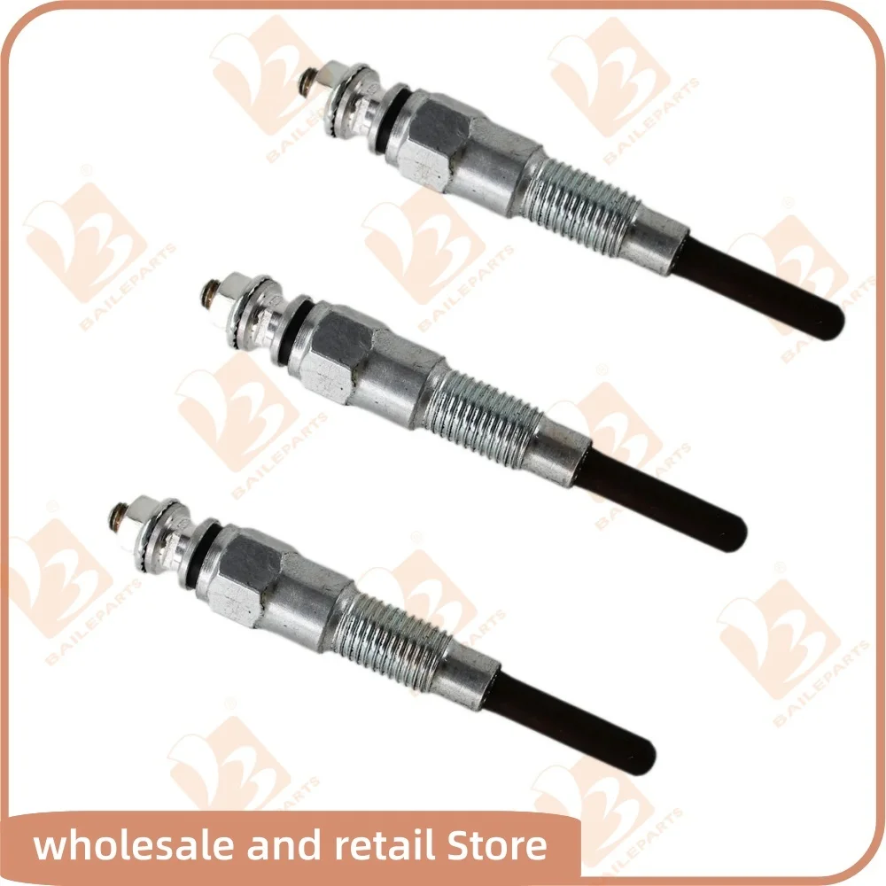 

3PCS Glow Plug For Kubota 16851-65510 16851-65512 D722 D782 D902 D905 D1005 D1105 V1305 V1505 Z602 Lgnition System Parts Engine