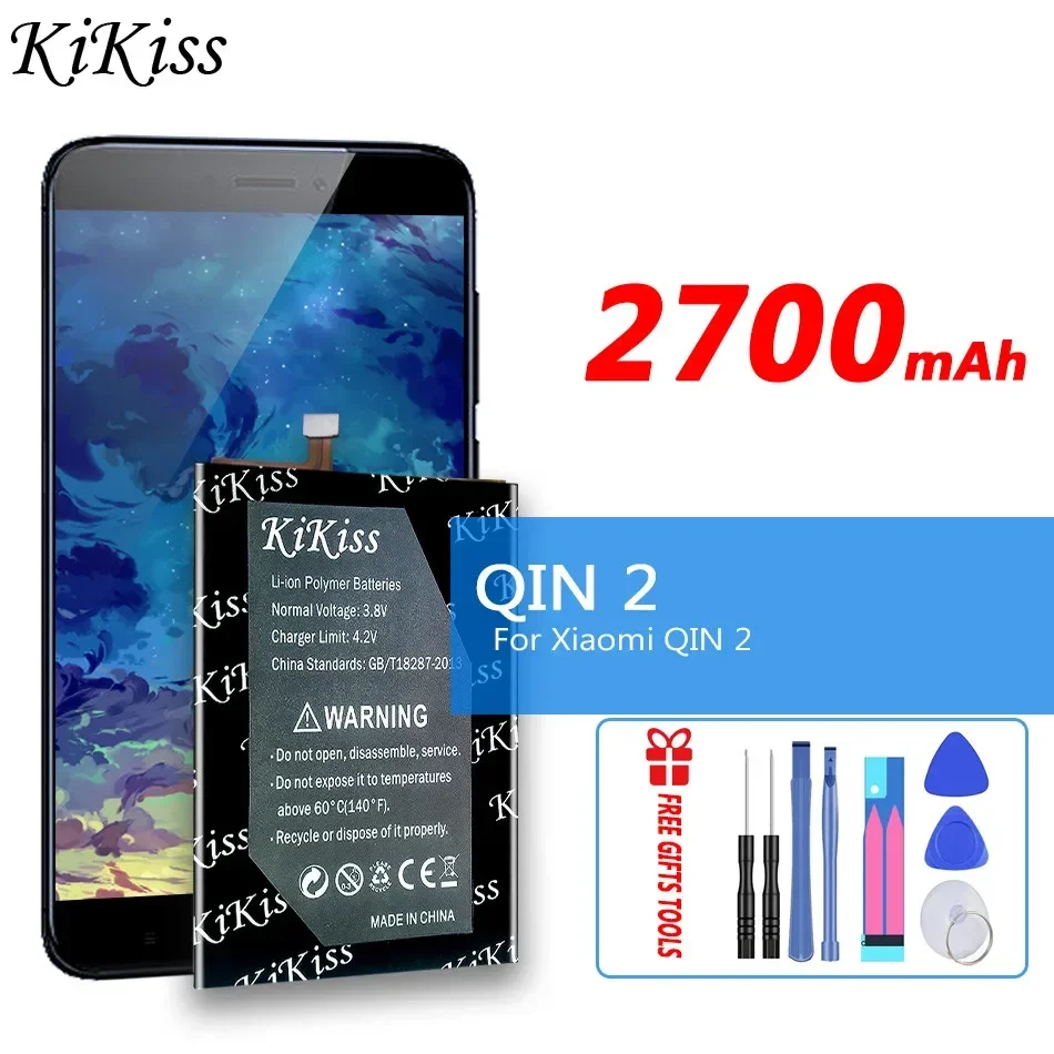 

Аккумуляторная батарея KiKiss QIN F 21 QIN K 1 QIN2 1600 мАч-2700 мАч для телефона Xiaomi QIN F21 QIN K1 QIN 2 высокой емкости