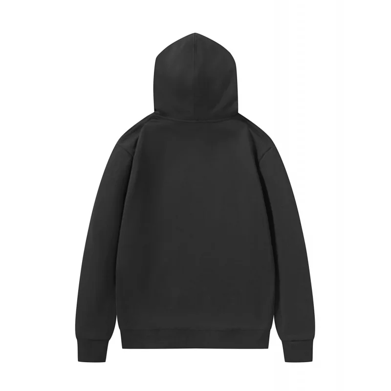 سويت شيرت رجالي بقلنسوة باللون الأسود Zombie Hugs مطبوع عليه رسوم كرتونية عالي الجودة من القطن كاجوال ملابس الشارع لحفلات الهالوين