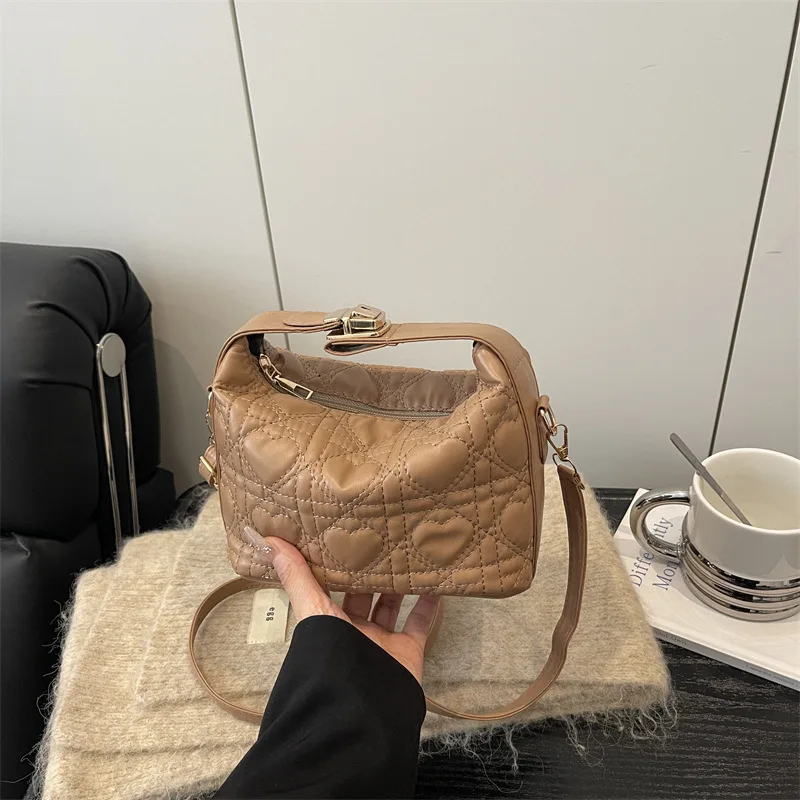 حقيبة Luxe Niche ذات المقبض العلوي، محفظة كروس أنيقة، حقيبة نسائية بسيطة من اليوم إلى الليل، حقيبة حبال مزخرفة، كتف متعدد الاستخدامات #3