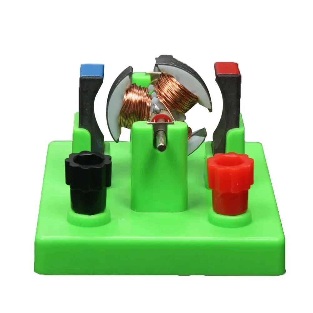 Modelo de Motor Eléctrico de Corriente Continua para Experimentos de Física, Ayuda Educativa, Juguete para Estudiantes