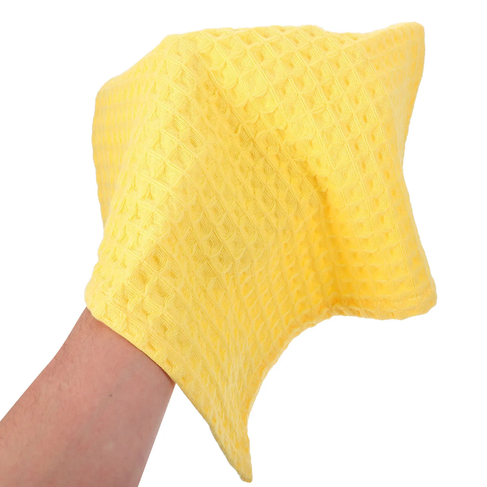 

2Pcs Waffle Weave Square Towels Cotton Washcloths for Face Hand Baby Water Absorbent Breathable Soft Skin Friendly Bathroom