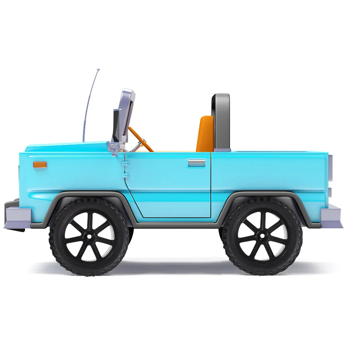 

4Pcs Small Plastic Wheels Off-Road Durable Accessories DIY Car Parts for Rc Buggy Vehicle Plastic Wheels Car Toy Accessories