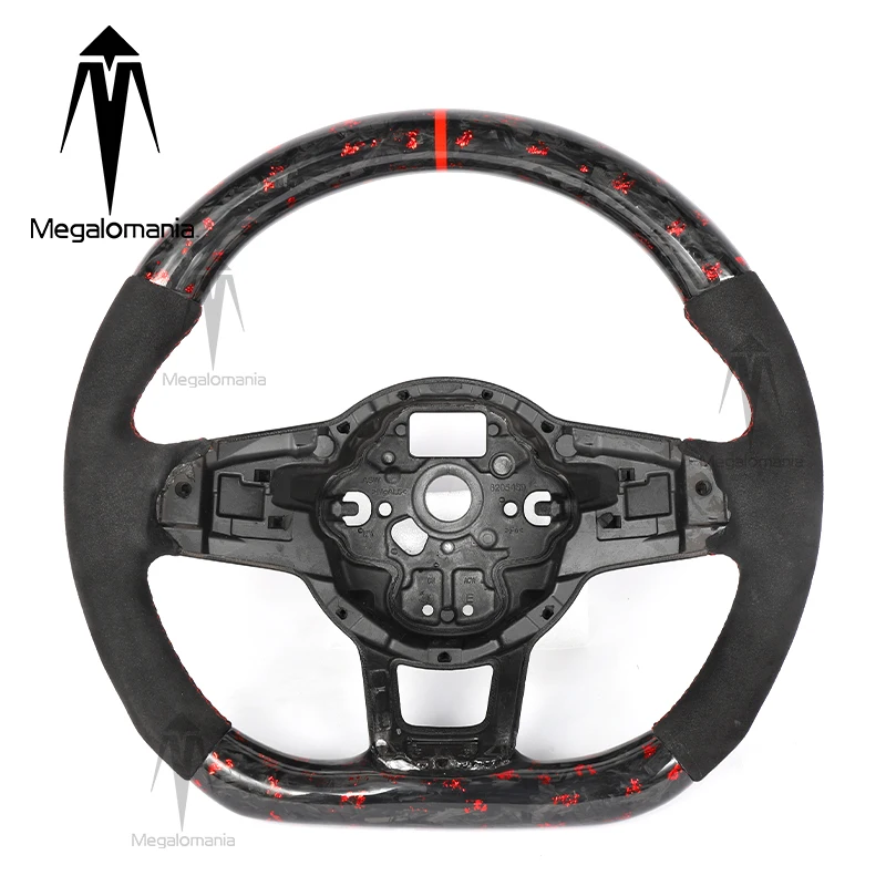 

Forged Carbon Fiber Steering Wheel For Volkswagen MK7.5 MK7 MK6 GTI R Golf CC Polo GTS GTD R-Line Golf7 GLI GTE Steering Wheel