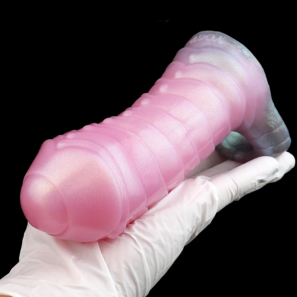 SMMQ Realistische Penis Holster Siliconen Wearable Dildo Schede Vertraging Ejaculatie Holle Pik Uitbreiding Extender Mannelijke Masturbator