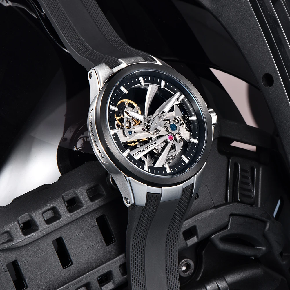 Nieuwe PAGANI DESIGN Holle Her - Skeleton Automatic Watch Luxury Tourbillon recensie en prijs