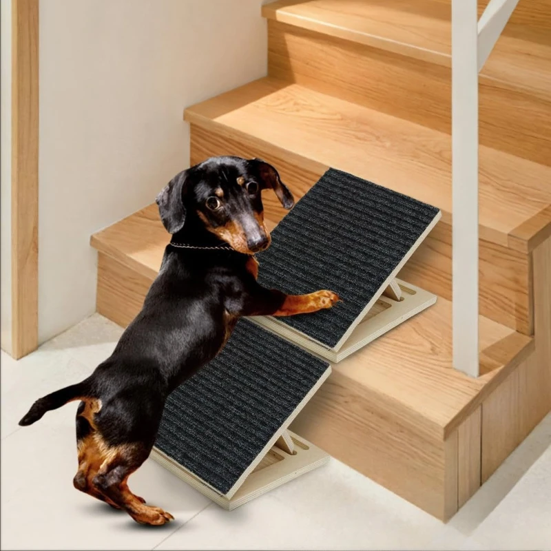 

Pet climbing steps Multi-step anti-skid climbing ladders Universal solid wood folding for small and medium-sized dogs