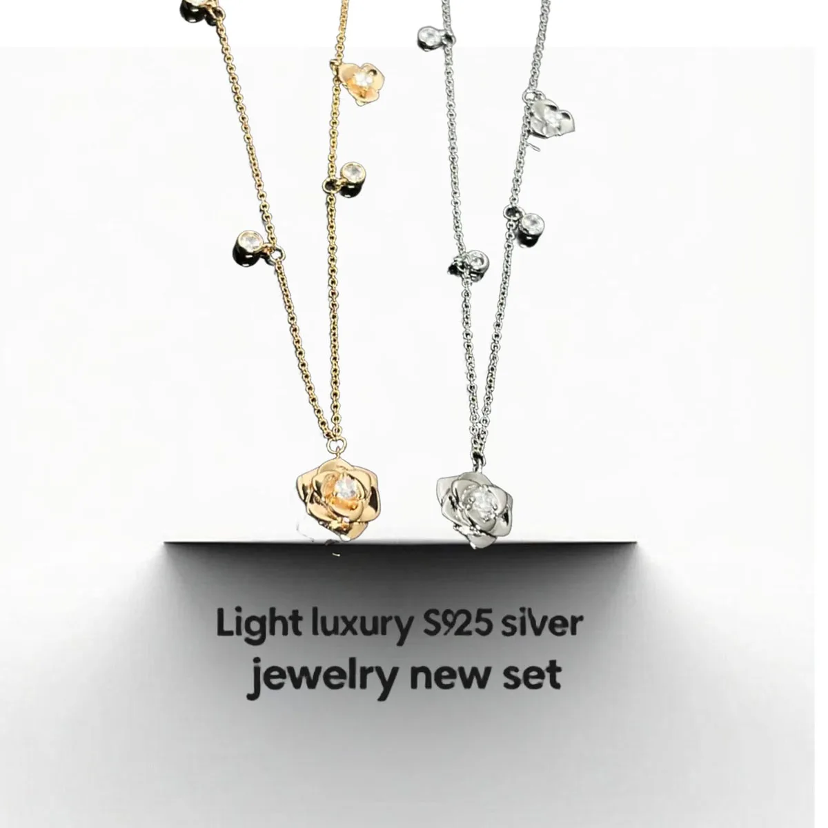 

2025 Flower Dance S925 Zircon Silver Jewelry Necklace Pendant Brings Good Luck and Happiness, with A Good Mood Every Day