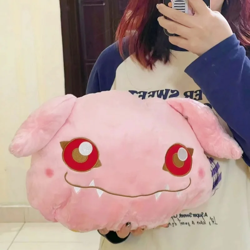 Digimon Adventure Agumon Koromon Flip Doll Schattig knuffel Kawaii Periferie Schattig bankkussen Kamerdecoratie Verjaardagscadeau