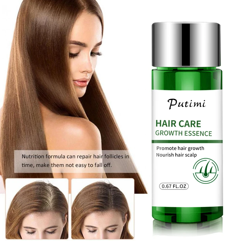 Suero para el crecimiento del cabello para hombres y mujeres, productos para el crecimiento rápido del cabello, previene la caída del cabello dañado, reparación del cabello Natural, cuidado del cabello, 30ml, TSLM1