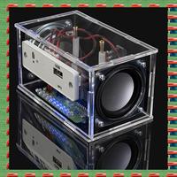 ABMO 2X DIY Electronic Kit Bluetooth Speaker Music Spectrum Soldering Practice LED Flash Display Soldering Project Practice B