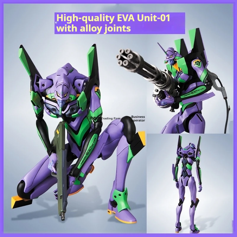 バンダイ 01 合金アクションドールモデル玩具-ゴスペルソルジャーロボットコレクタブルパープルマンティスバージョン可動関節付き