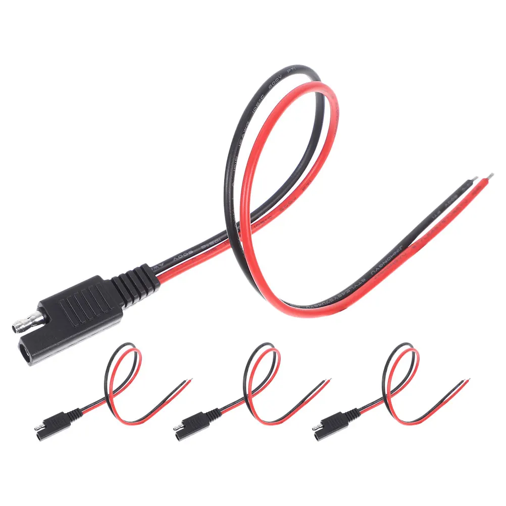 

4pcs 14AWG Quick Connector Crimp Terminals Red Black Insulated Extension Sae Connectors Cable Car Accessories